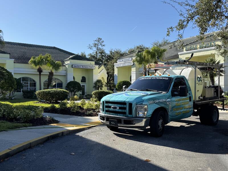 Commercial pressure washing