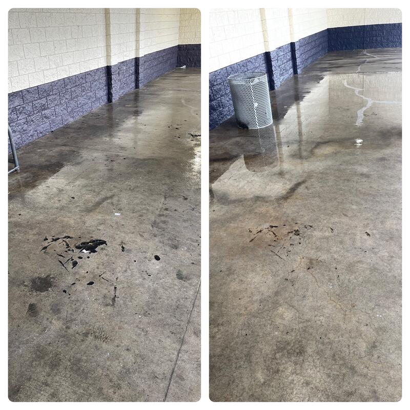 Commercial surface cleaning
